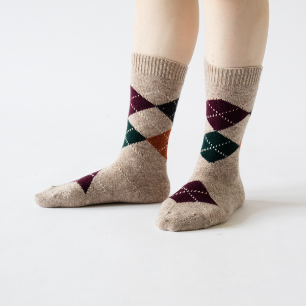 ふくらはぎまでの丈感(ベージュ) ふくらはぎまでの丈感(ベージュ)