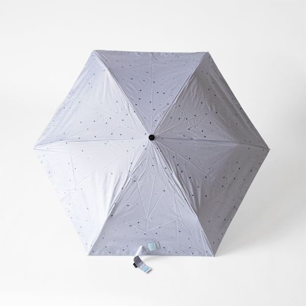 晴雨兼用 ワンタッチ折りたたみ傘 U.220 2Spray(Blue)