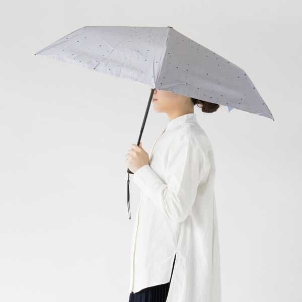 晴雨兼用 ワンタッチ折りたたみ傘 U.220 2Spray(Blue)