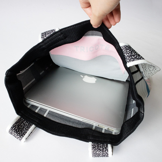 ニットトートバッグ CHECK／TRICOTE（トリコテ）｜愛着を持ってずっと