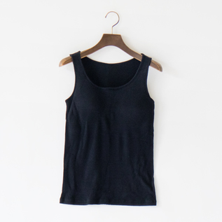 ソフトウールテレコ パッド入りタンクトップ(NAVY) ソフトウールテレコ パッド入りタンクトップ(NAVY)