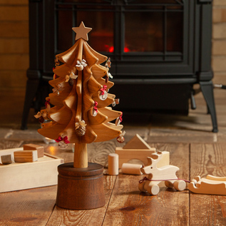 CHRISTMAS TREE WITH MUSIC BOX／Oak Village / Shop ZUTTO for the