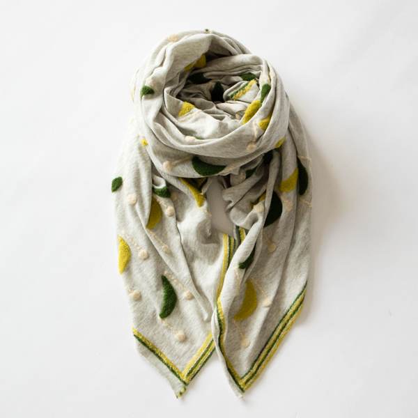 コットンウールストール densen(GRAY) コットンウールストール densen(GRAY)