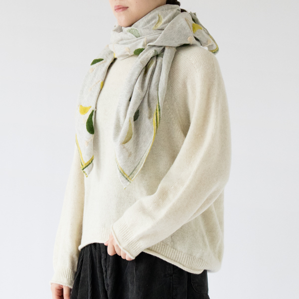 コットンウールストール densen(GRAY) コットンウールストール densen(GRAY)