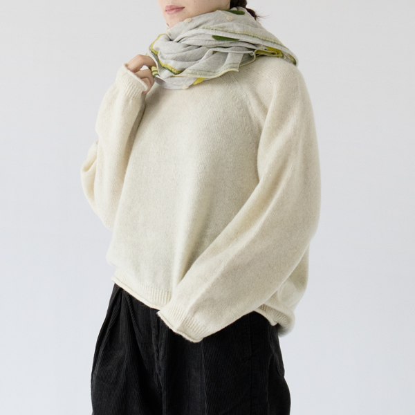 コットンウールストール densen(GRAY) コットンウールストール densen(GRAY)