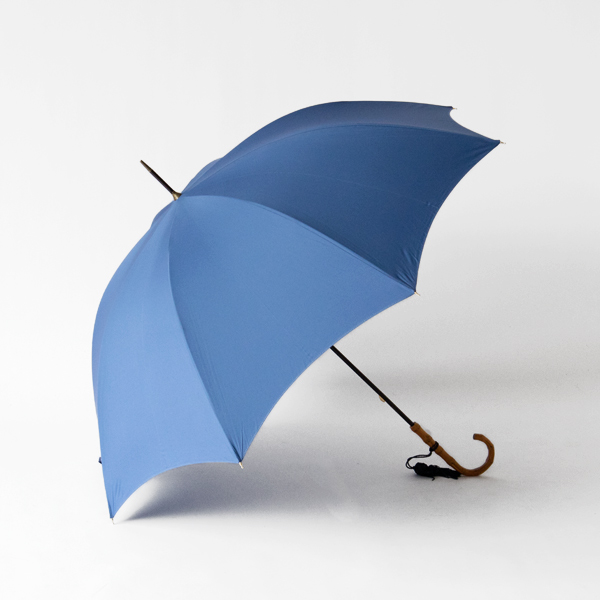 レディース晴雨兼用長傘 ワンギーハンドル ARA BLUE レディース晴雨兼用長傘 ワンギーハンドル ARA BLUE