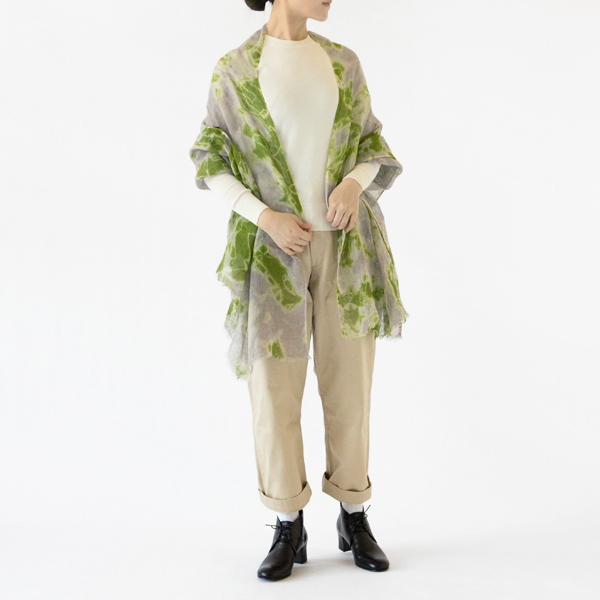 着用イメージ(モデル身長162cm・OLIVE／GREY)