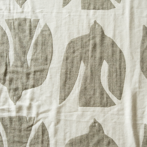 鳥が並んだデザイン(OLIVE)