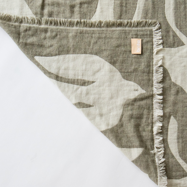 裏表でカラーが逆ですので、2通りのデザインを楽しめます(OLIVE)