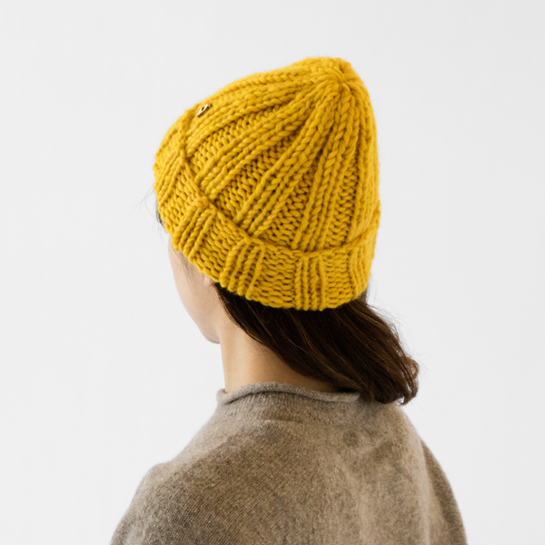 ビーニーキャップ(AURINKO yellow)