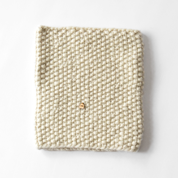 ニットネックウォーマー(nat white)