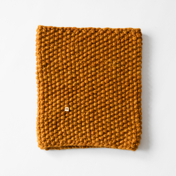 ニットネックウォーマー(autumn orange)