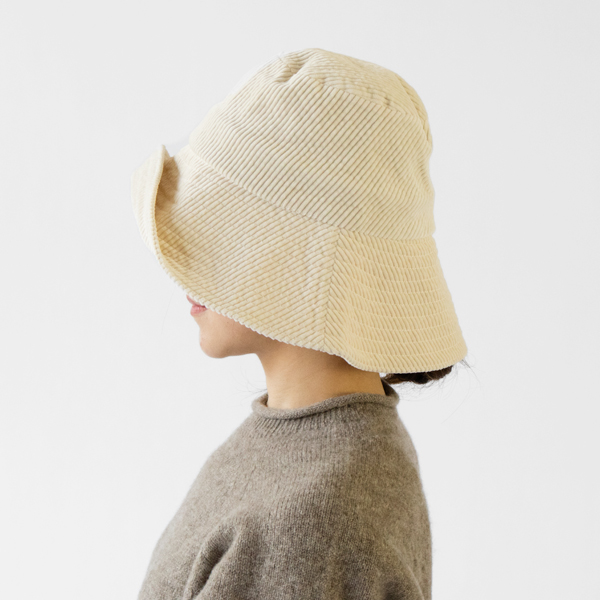 コーデュロイハット beats（WHITE）
