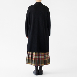 ウール カーディガンコート(BLACK) ウール カーディガンコート(BLACK)