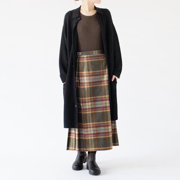 アウターとして使えるカーディガンコート(BLACK、モデル身長:162cm) アウターとして使えるカーディガンコート(BLACK、モデル身長:162cm)