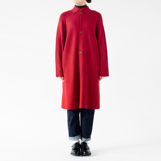 ウール カーディガンコート(RED) ウール カーディガンコート(RED)