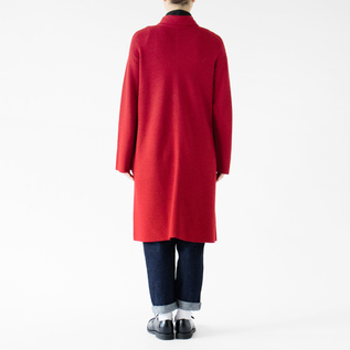 ウール カーディガンコート(RED) ウール カーディガンコート(RED)