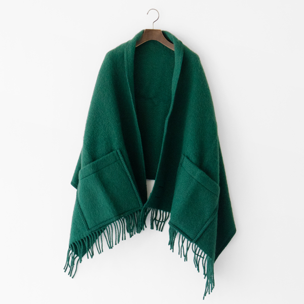 ポケットショールFOREST GREEN