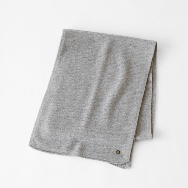 ニットスカーフ（マフラー）(Zinc)ロゴは(Navy)同様になります