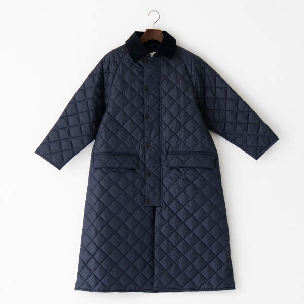 キルティングジャケット BURGHLEY QUILT NYLON NAVY キルティングジャケット BURGHLEY QUILT NYLON NAVY