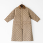 キルティングジャケット BURGHLEY QUILT NYLON BEIGE