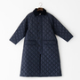 キルティングジャケット BURGHLEY QUILT NYLON NAVY