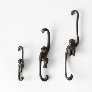 SET OF 3 MONKEY HOOKS