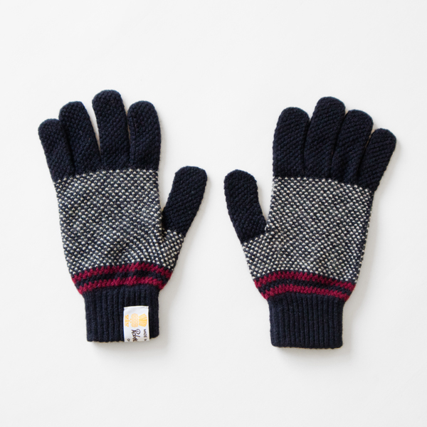 メンズ TAIN ニットグローブ(2101 NAVY)