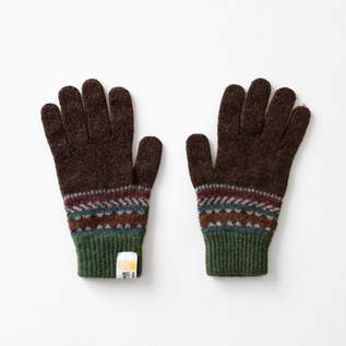 メンズ LOCHINVER ニットグローブ(2103 BROWN) メンズ LOCHINVER ニットグローブ(2103 BROWN)