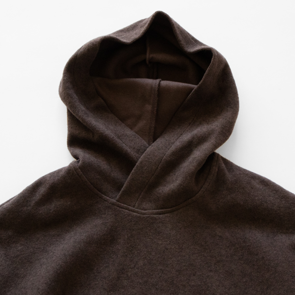 一重で軽いフード(BROWN)