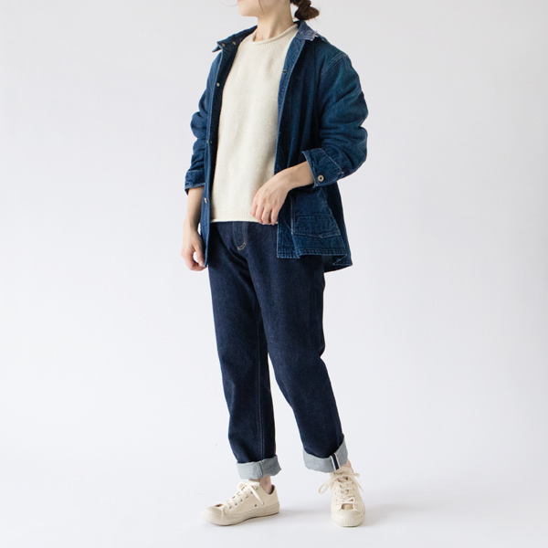 モデル身長162cm（INDIGO SIZE 26）