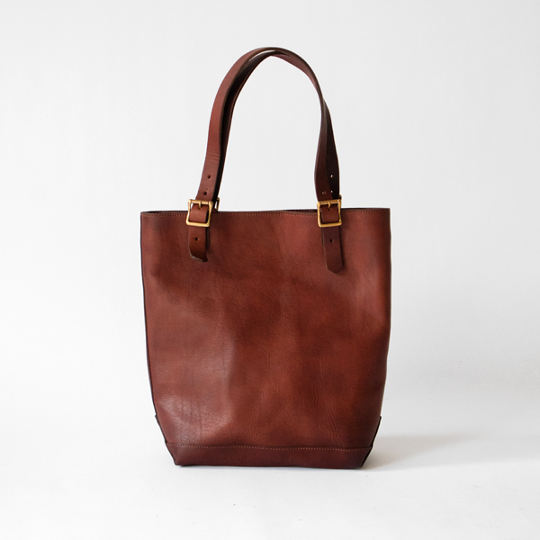 トートバッグ LEATHER TRAVEL TOTE BAG HEIGHT(CAMEL)