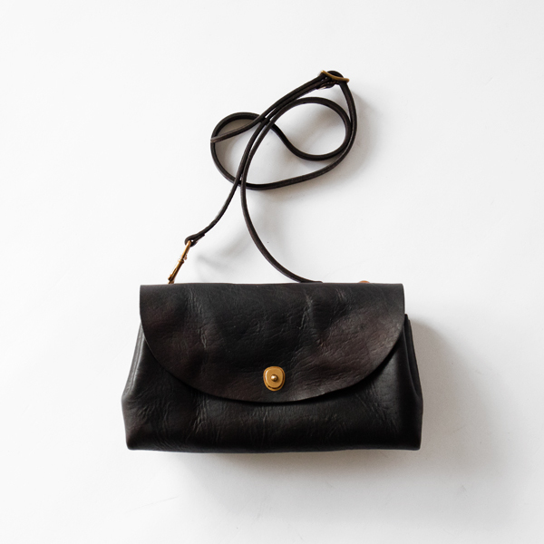  ショルダーバッグ LEATHER GARCON 2WAY BAG(BLACK)