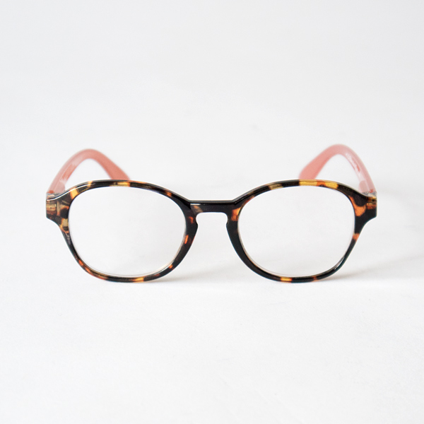 2.0ブルーライトカットあり リーディンググラスCircle Tortoise rose 2.0ブルーライトカットあり リーディンググラスCircle Tortoise rose