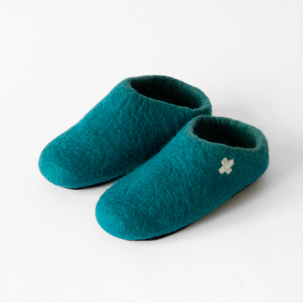 メンズフェルトスリッパ (TURQUOISE)