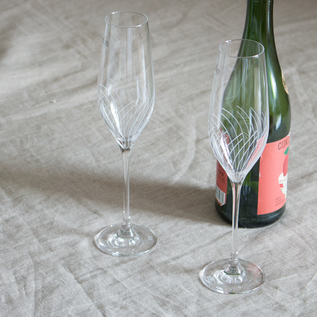 ライン入りシャンパングラス／HOLMEGAARD（ホルムガード）｜愛着を持っ