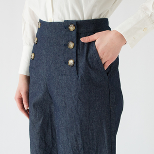 スリムなポケット付き（NAVY）