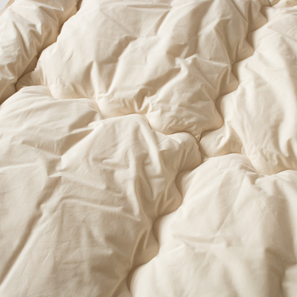 生地・詰め物ともにオーガニックコットンを使用