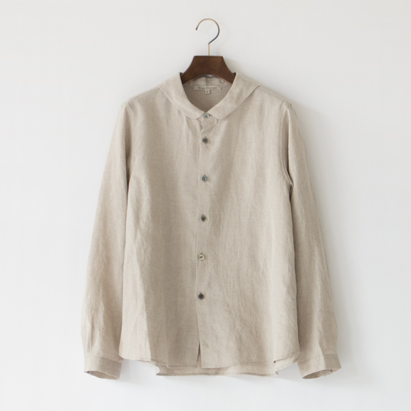 リネン セーラーカラーシャツ(FLAX) リネン セーラーカラーシャツ(FLAX)