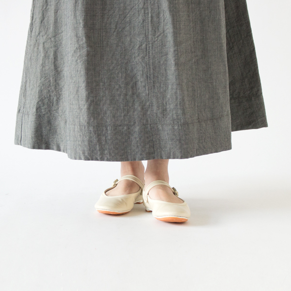 TRAVEL SHOES TR-019 CRM　ワンストラップシューズ