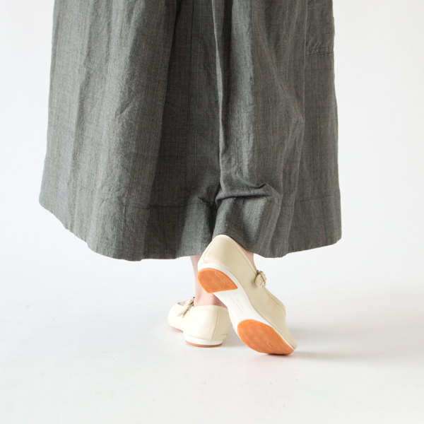 TRAVEL SHOES TR-019 CRM　ワンストラップシューズ