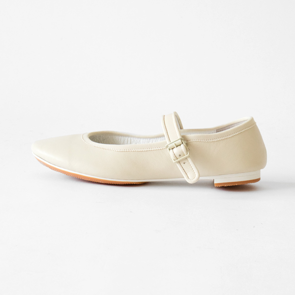 TRAVEL SHOES TR-019 CRM　ワンストラップシューズ
