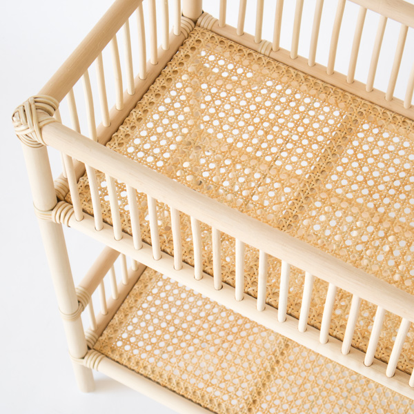 底面はピシッと揃った八つ目編み(ワイド)