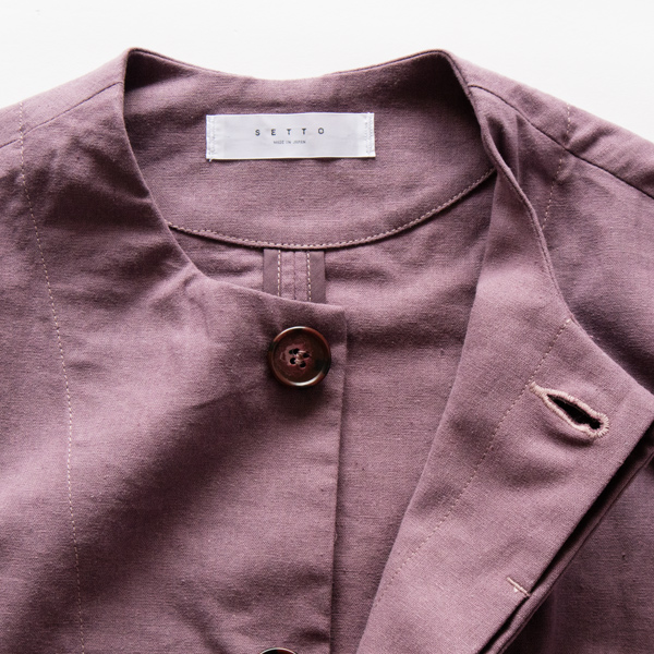 ボタンが隠れる比翼仕立て(FUJI) ボタンが隠れる比翼仕立て(FUJI)