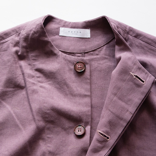 ボタンが隠れる比翼仕立て(FUJI) ボタンが隠れる比翼仕立て(FUJI)