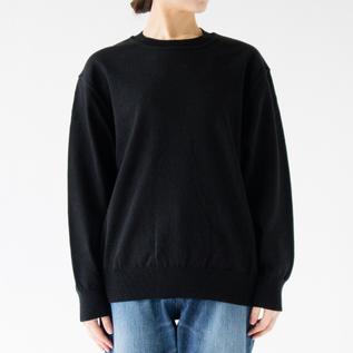 WAVE COTTON KNIT PULLOVER／YONETOMI NEW BASIC / Shop ZUTTO for the