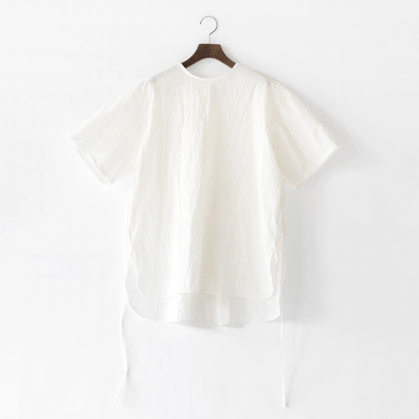 クルーネック半袖シャツ(WHITE)