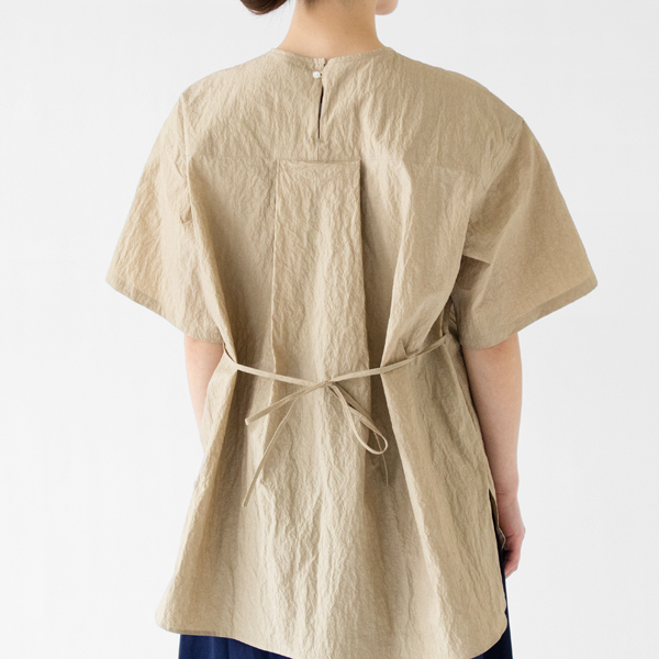 前、後ろのどちらでも結べる2WAY(CREAM)