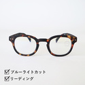 ブルーライトカット付リーディンググラス C-TORTOISE