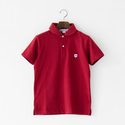 ポロシャツ　ラウンドカラー Cherry
